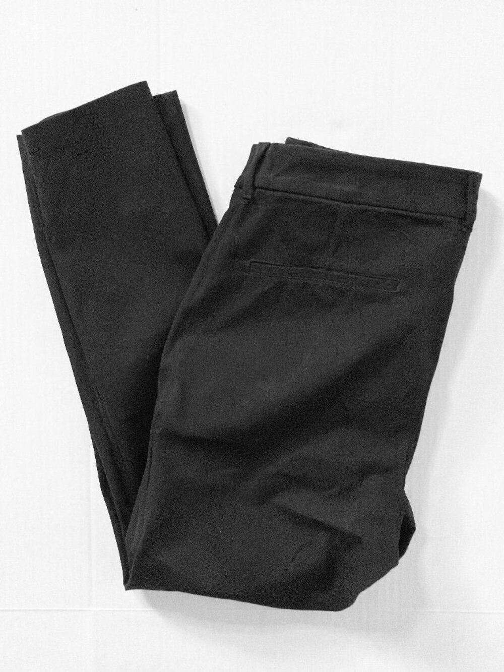 Old Navy High-Rise Pixie Pants Classic Ankle Crop Skinny Workwear - 12 - Black